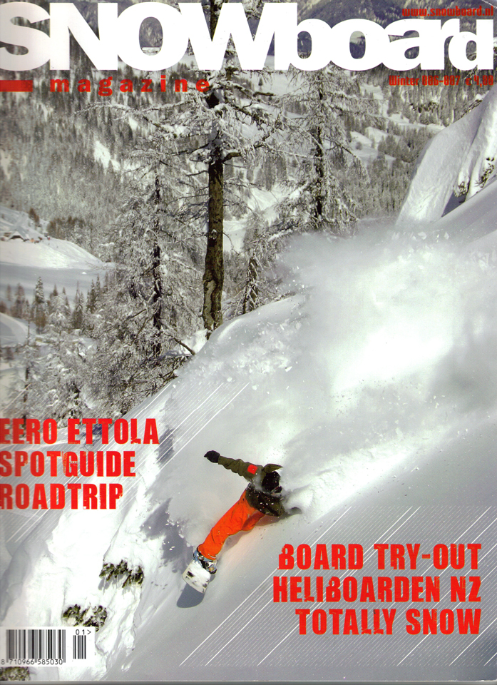 SNOWboard magazine 20062007 Bas' powder log